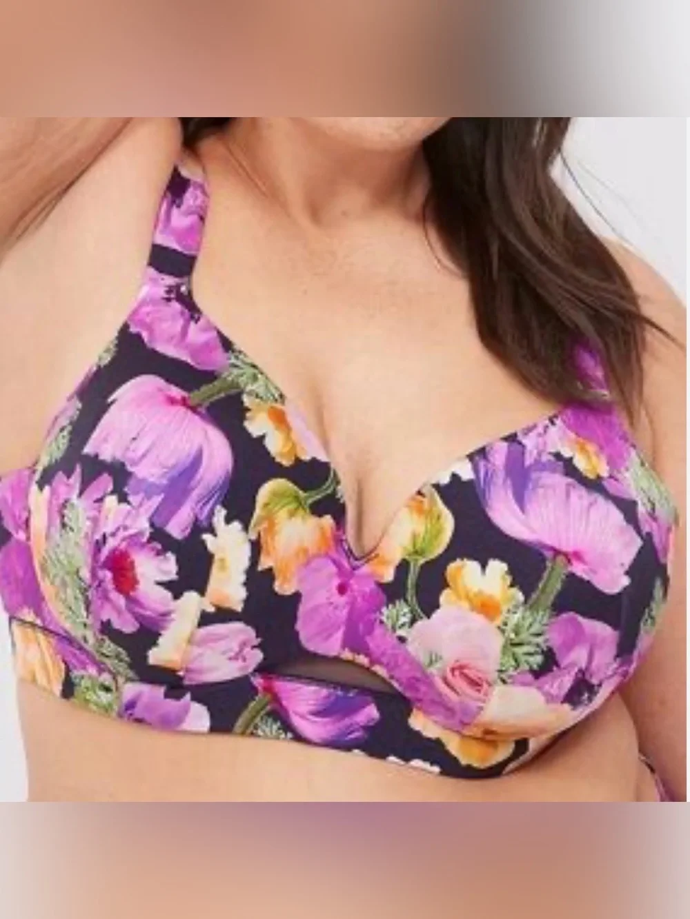 Cacique Lane Bryant Comfort Bliss Lightly Lined Full Coverage Bra size 44DDD